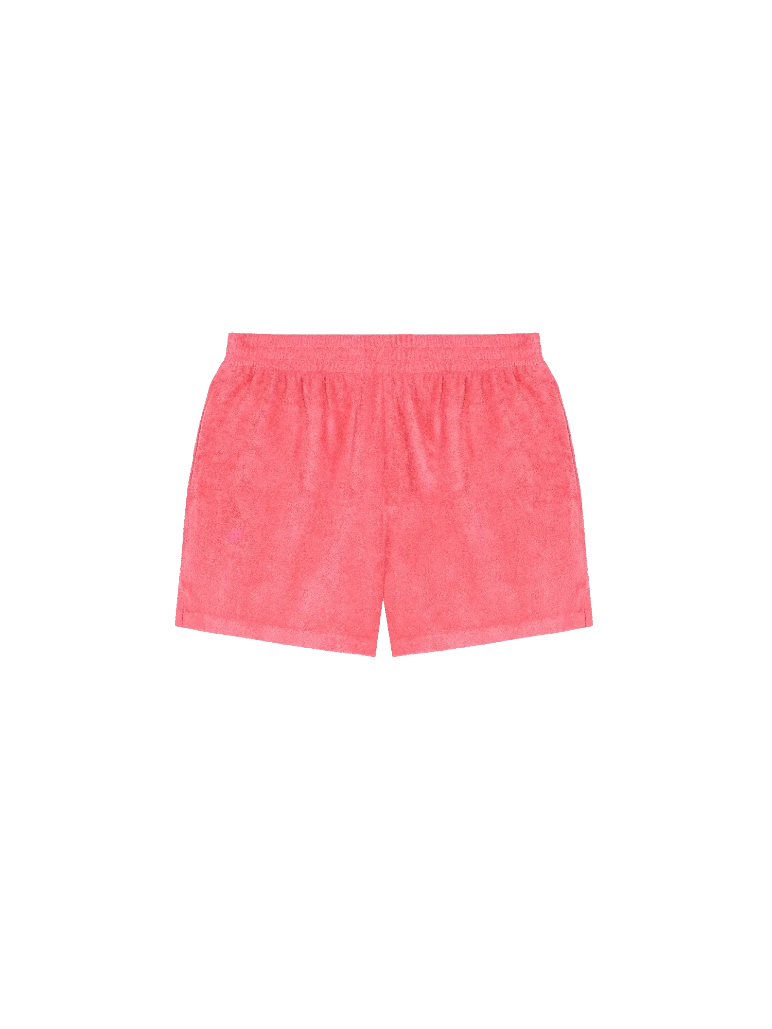 Towelling Shorts—lotus pink