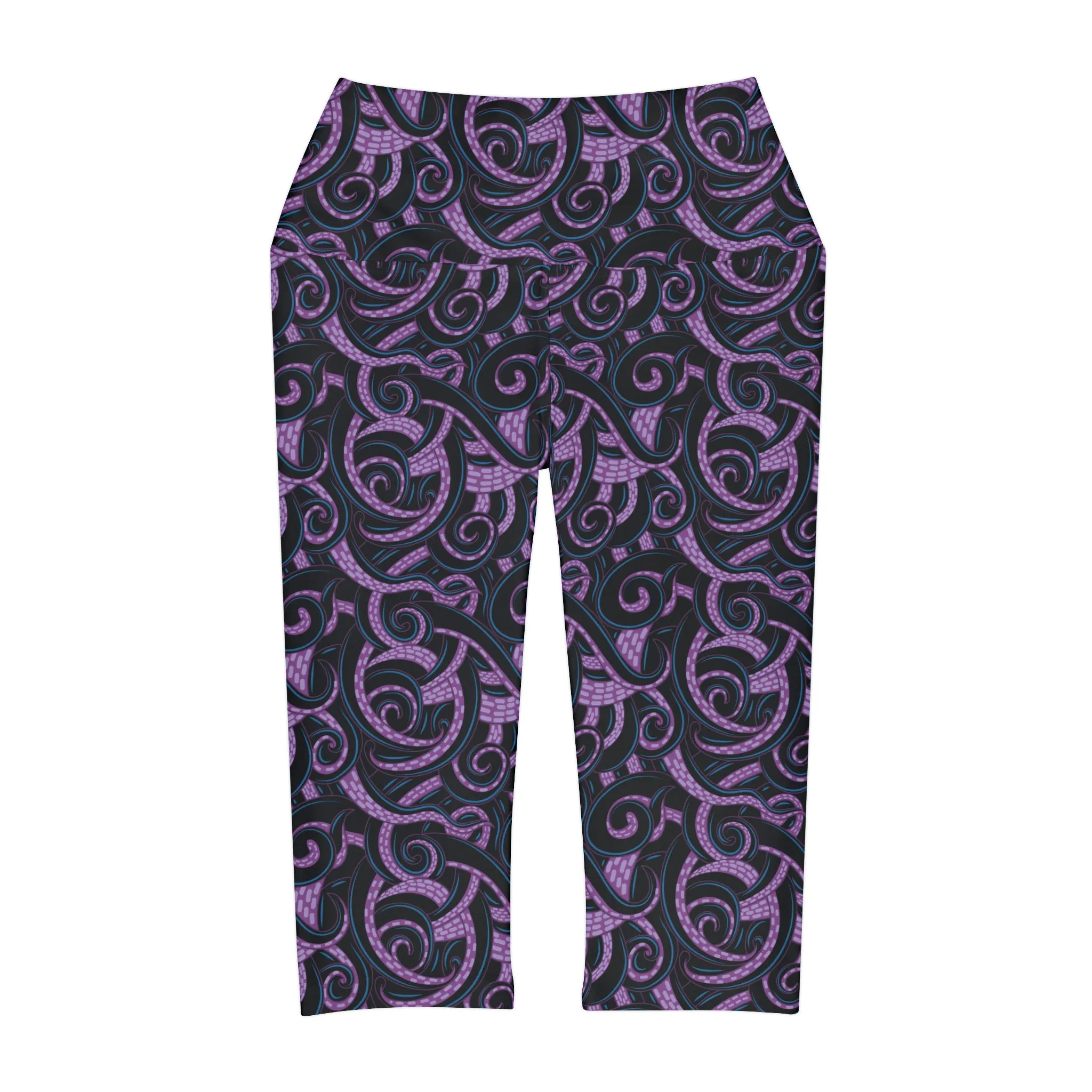 Ursula Tentacles Athletic Capri Leggings