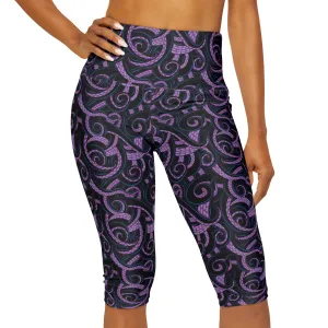 Ursula Tentacles Athletic Capri Leggings