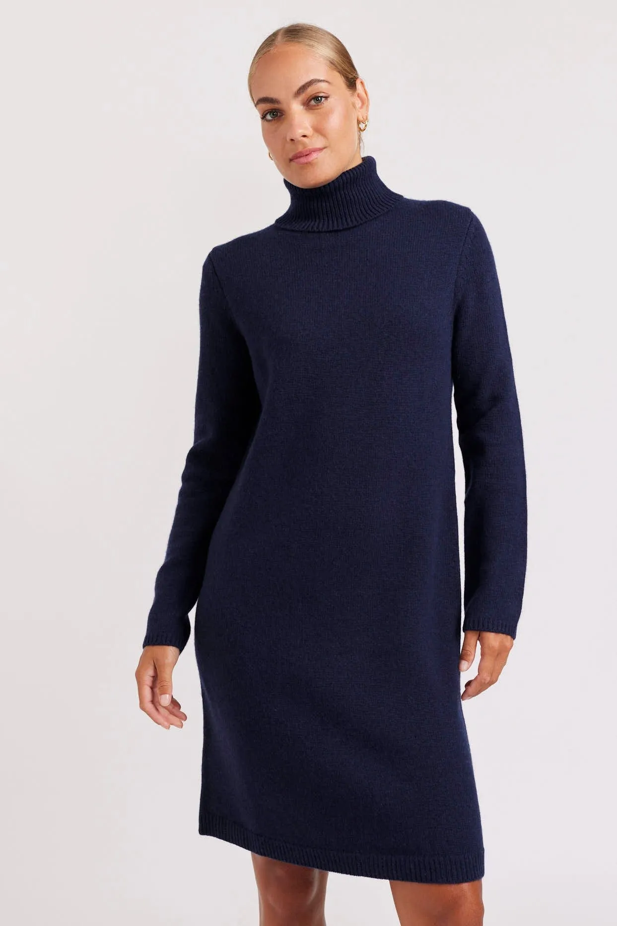 Velma Polo Dress in Goodnight Navy