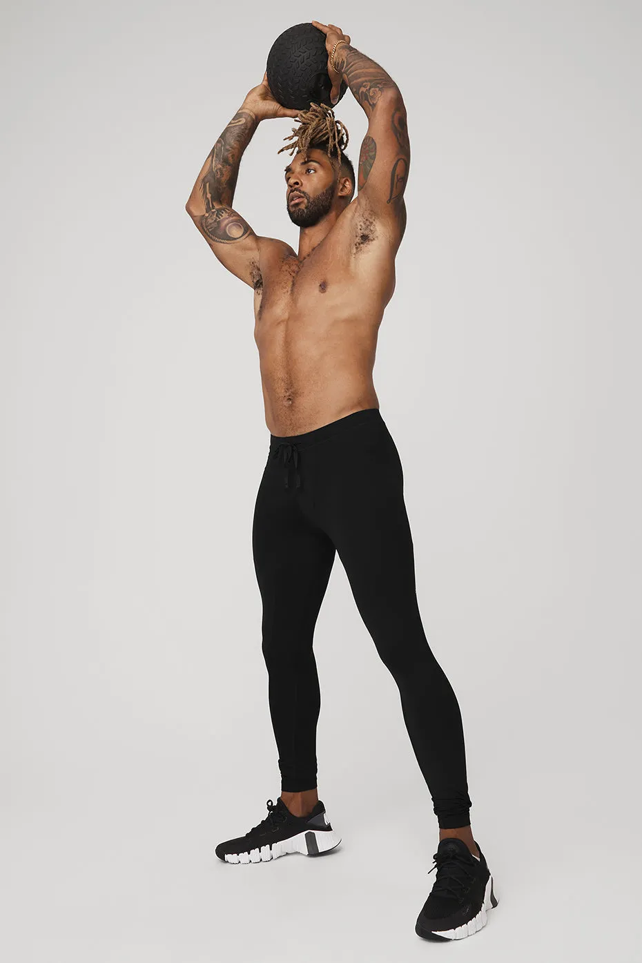 Warrior Compression Pant - Jet Black