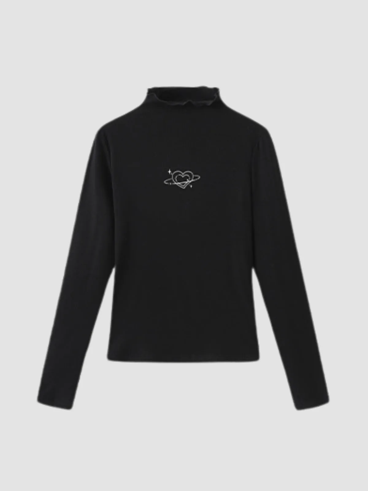 WLS Half Turtleneck Long Sleeve Top