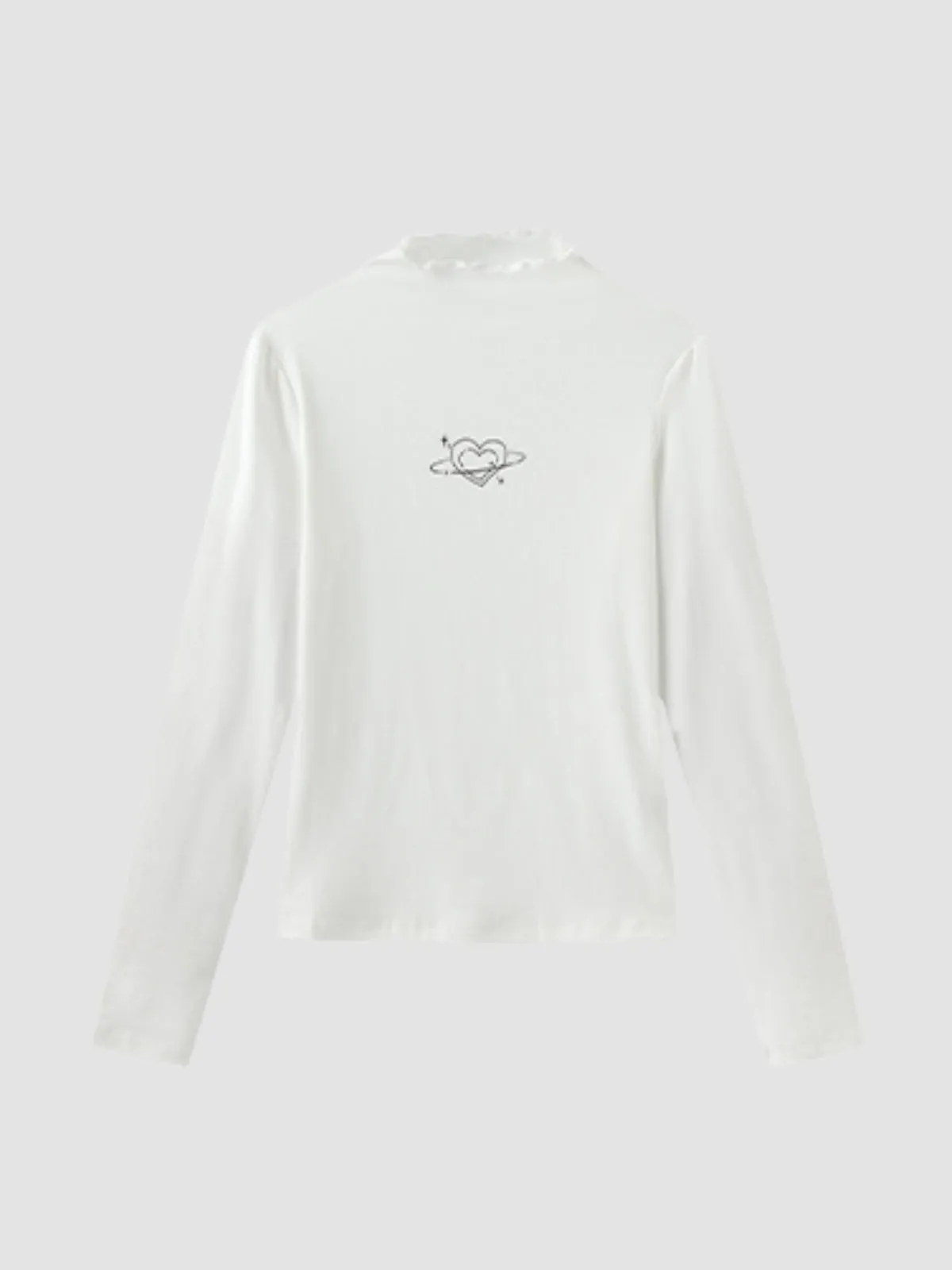 WLS Half Turtleneck Long Sleeve Top