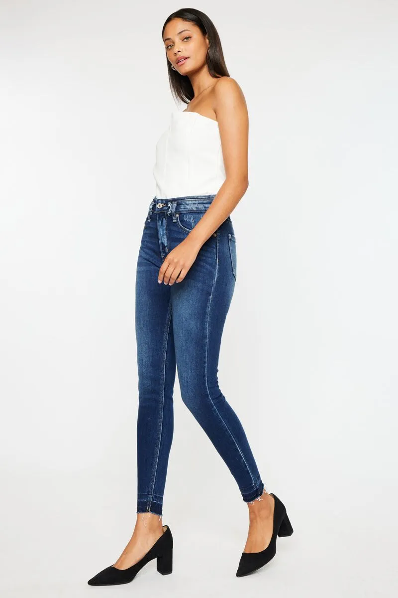 Women's Kancan Double Waist Skinny Jean