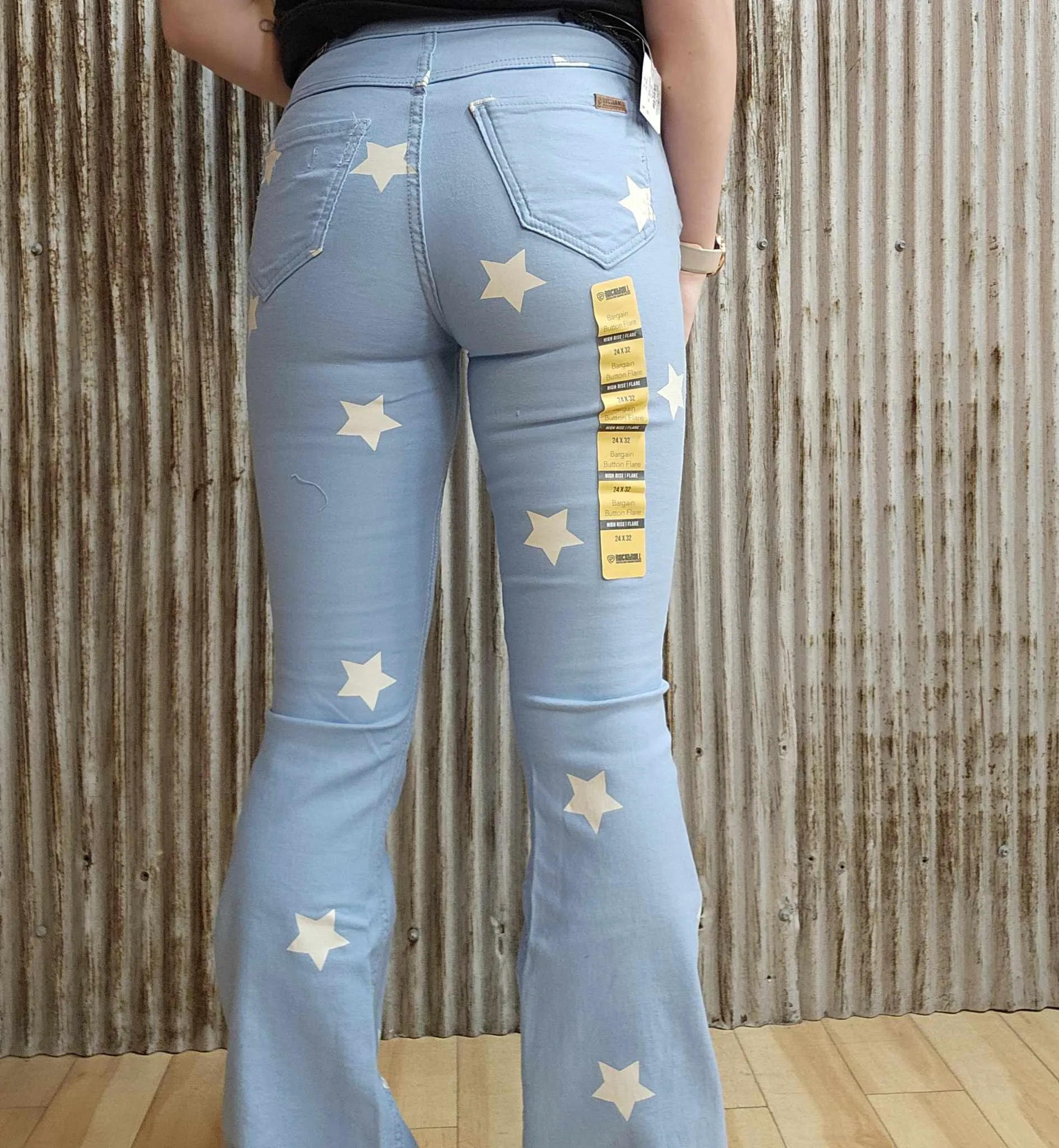 Women's Rock & Roll Reversible Star Flare Jean