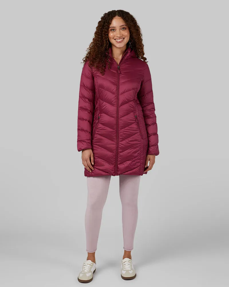 WOMEN'S ULTRA-LIGHT DOWN PACKABLE 3/4 JACKET