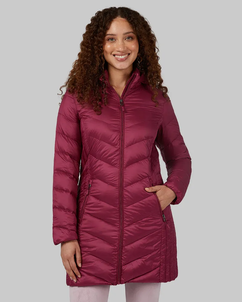 WOMEN'S ULTRA-LIGHT DOWN PACKABLE 3/4 JACKET