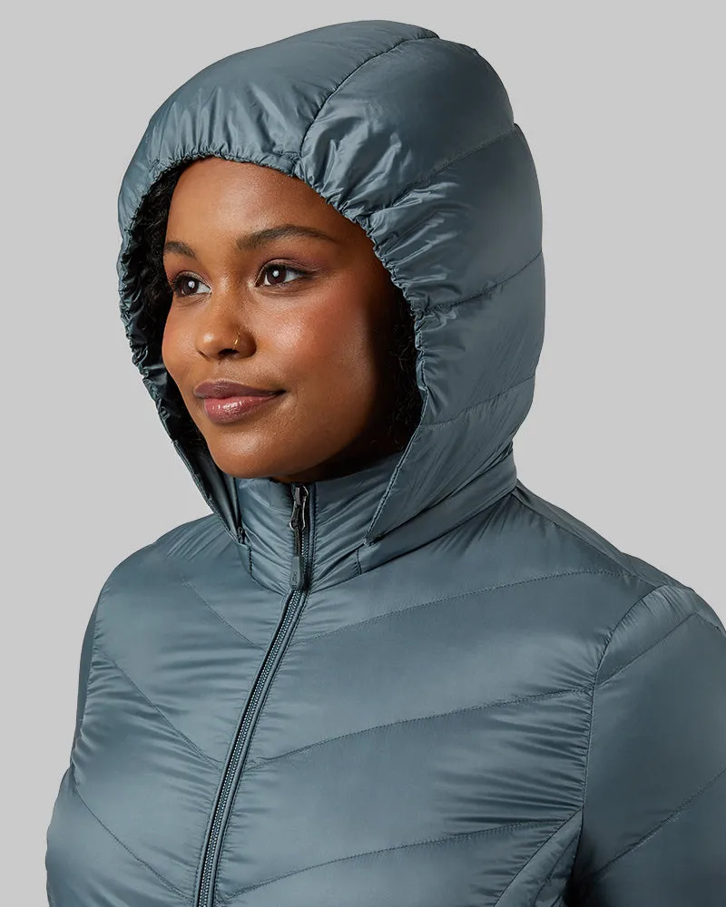 WOMEN'S ULTRA-LIGHT DOWN PACKABLE 3/4 JACKET