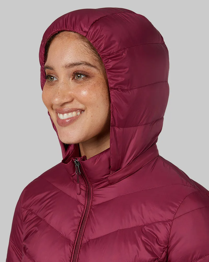 WOMEN'S ULTRA-LIGHT DOWN PACKABLE 3/4 JACKET