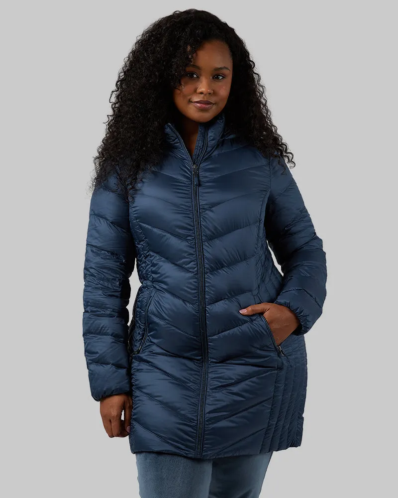 WOMEN'S ULTRA-LIGHT DOWN PACKABLE 3/4 JACKET